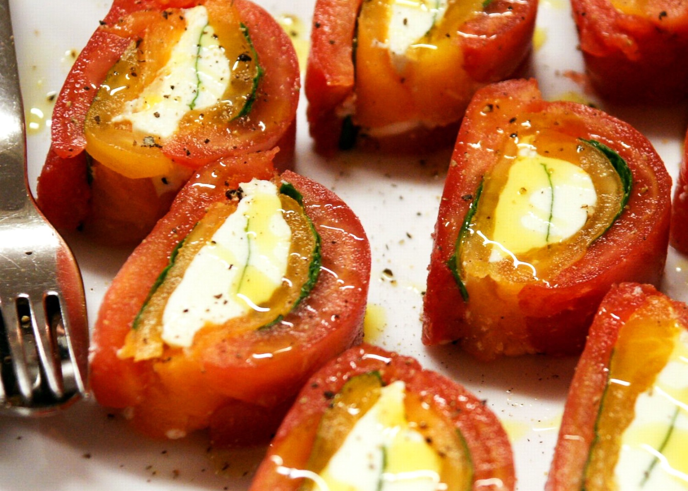 Gemüsekurs (2): Tomaten-Mozzarella Terrine | lamiacucina